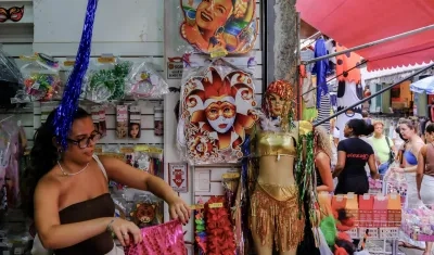 Carnaval en Río de Janeiro.