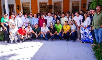 Directivos de las distintas organizaciones de Carnaval de Barranquilla