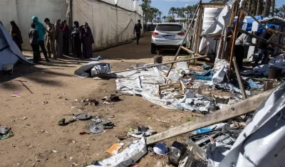 Destrucción en Gaza por los ataques de Israel.