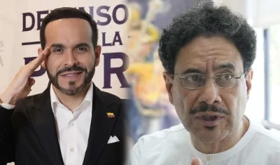 Abelardo De La Espriella e Iván Cepeda.