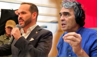 Los precandidatos presidenciales Abelardo De La Espriella y Sergio Fajardo.