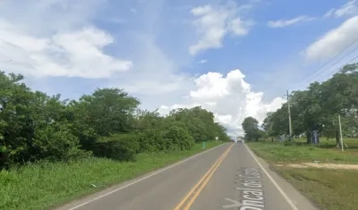 Vía La Cordialidad, en jurisdicción de Sabanalarga. 
