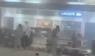 Afectaciones en el aeropuerto tras el ataque iraní. 