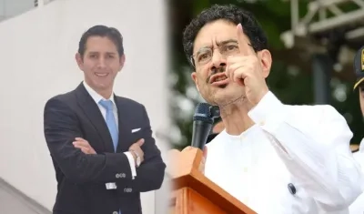 Alejandro Sánchez e Iván Cepeda.
