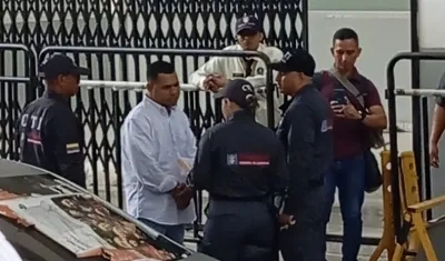 Momento de la captura del concejal Alexis Castillo.