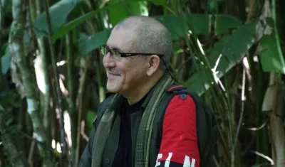 El jefe del Ejército de Liberación Nacional (ELN), Eliécer Herlinton Chamorro, alias 'Antonio García'.