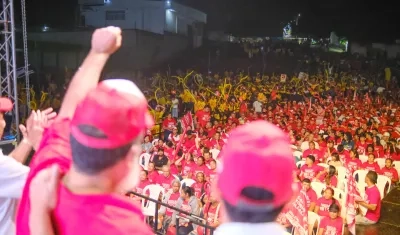 Asistentes al mitin de Camilo Torres en Sincelejo.