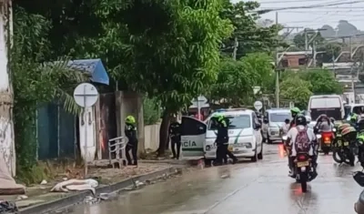 Presuntos 'Costeños' lanzaron una granada la semana pasada en la Distrital El Bosque. 