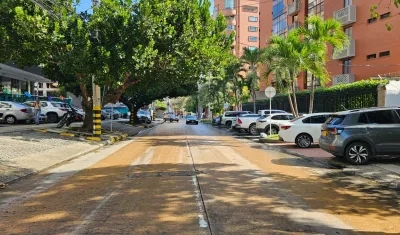 Calle 82, norte de Barranquilla.