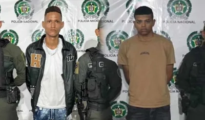 Capturados por extorsión.