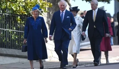 El Rey Carlos III y el expríncipe Andrés.