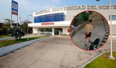 El joven que fue baleado.