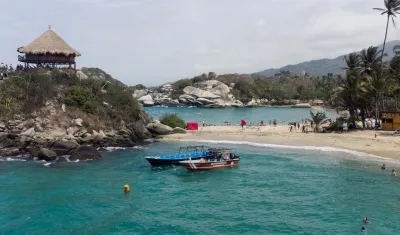 Imagen del Parque Tayrona.