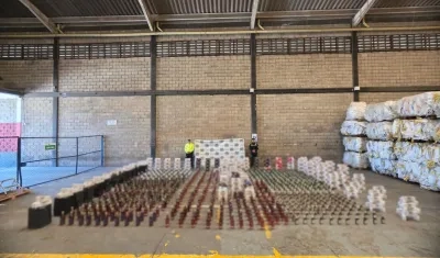 La mercancía aprehendida.