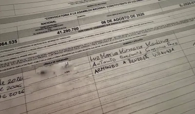 El documento publicado por el Ministro Armando Benedetti.