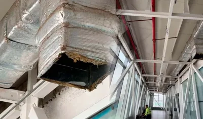 Así se encuentran las instalaciones del aeropuerto.