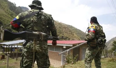 Integrantes del Estado Mayor Central de las disidencias de las FARC.