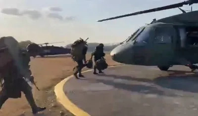 Soldados del Ejército activaron despliegue de tropas para apoyo.