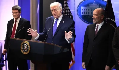 El Presidente Donald Trump.