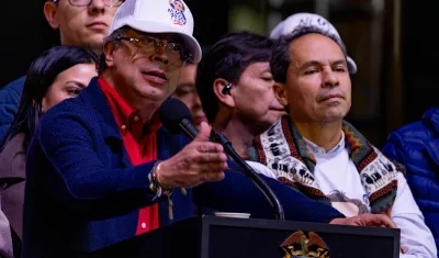 El Presidente Gustavo Petro.