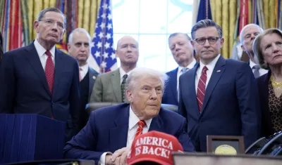 El Presidente Donald Trump.