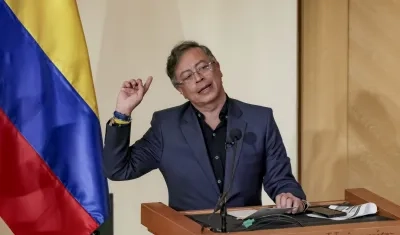 El Presidente Gustavo Petro.