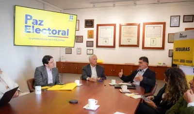 El procurador reunido con el presidente de la Asociación Colombiana de Exportadores de Flores