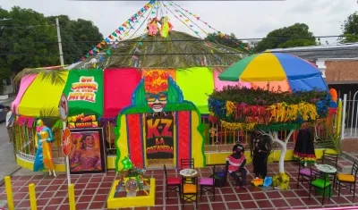 Casa ganadora en el barrio San Isidro.