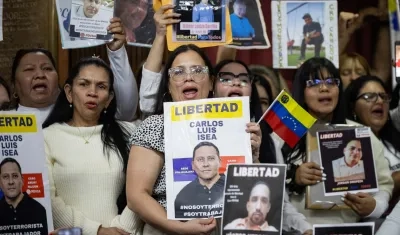 Familiares de los presos políticos.