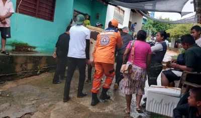Imagen de los damnificados en Córdoba.
