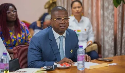 El exembajador de Colombia en Ghana, Daniel Garcés Carabalí.