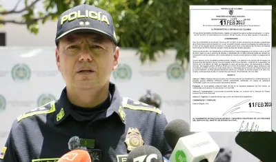 El general Edwin Urrego.