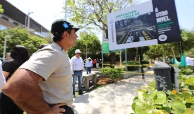 Ampliación de la calle 82.