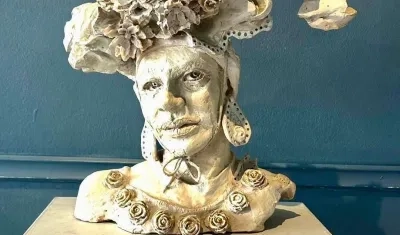 Una de las obras que serán exhibidas en la colectiva de Café Arte Musa.