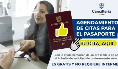 Ilustración para agendamiento de Pasaportes