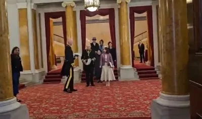 La embajadora Laura Sarabia.