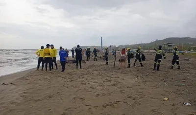 Lugar donde murió el joven por inmersión