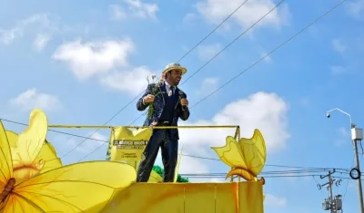 Luis Mauricio Aragón, Rey Momo del Carnaval de la 44.