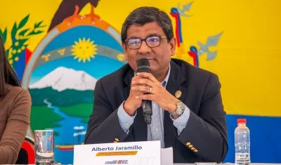 El Ministro de Producción, Comercio Exterior e Inversiones de Ecuador, Luis Alberto Jaramillo.