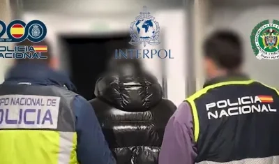 Gerly Sánchez Villamizar, alias 'Mono Gerly', capturado por la Policía de España.