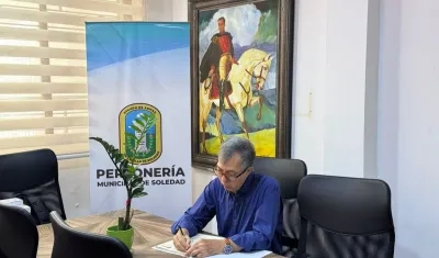 Benjamín Latorre, Personero de Soledad. 