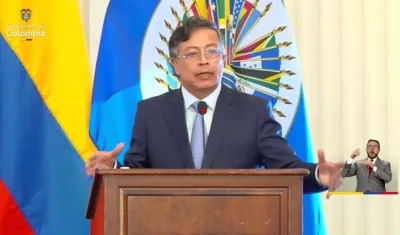Gustavo Petro, Presidente de Colombia. 