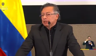Gustavo Petro, Presidente de Colombia. 