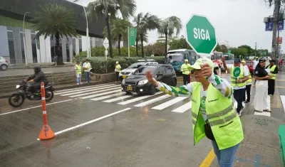 Habrá orientadores de movilidad en la Vía 40.