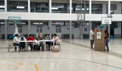 Puesto de votación.