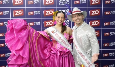 Juliana y Kevin, Reyes del Carnaval de Barranquilla en Canadá.