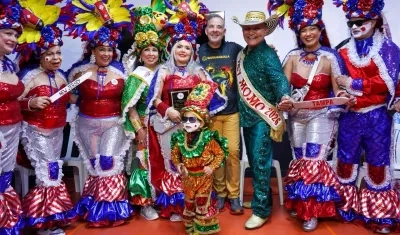 Adolfo Maury, Rey Momo del Carnaval 2026.