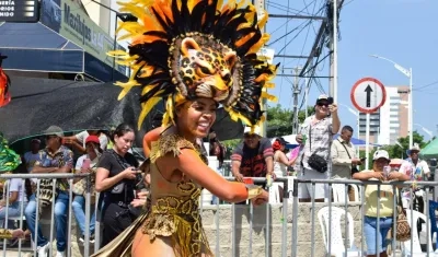 Selva Africana, ganador en la categoría Comparsa de tradición.