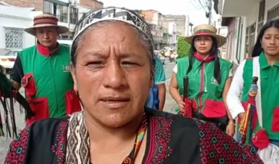 Senadora Aida Quilcué. 