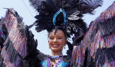 Sharon Acosta, reina infantil del Carnaval.